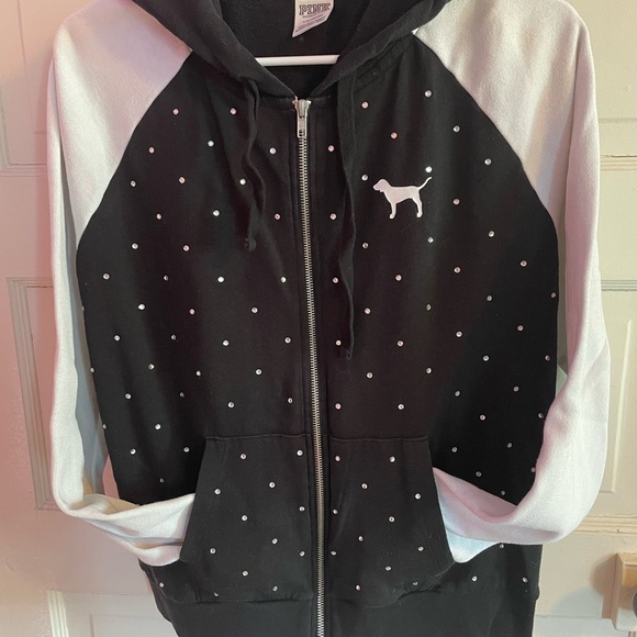 Victoria’s Secret PINK Brand sweat outfit. This set is completely blinged OUT!! - Picture 4 of 4